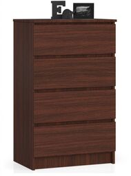 Komoda do sypialni, 4 szuflady, STILO, 60x40x99 cm,