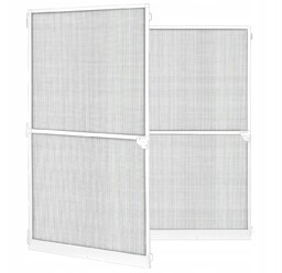 Moskitiera drzwiowa aluminiowa na taras/balkon 120x220cm Biały