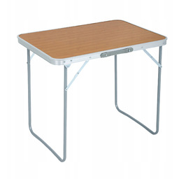 Stolik kempingowo turystyczny składany solidny aluminium o wyglądzie