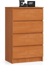 Komoda do sypialni, 4 szuflady, STILO, 60x40x99 cm,