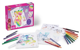 Aqua Art obrazy akwarelowe motyw Barbie Creativ -