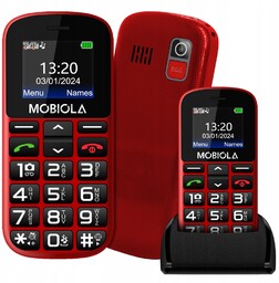 Telefon Dla Seniora Głośny Komórkowy Prosty Duża Klawiatura