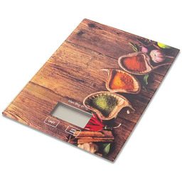 Waga kuchenna szklana elektroniczna płaska 5 kg