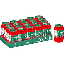 Bolsius Znicz czerwony 20 szt. długość czasu palenia