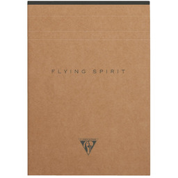 Blok Clairefontaine Flying Spirit A5, linie, brązowy