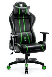 DIABLO CHAIRS Fotel X-One 2.0 Normal Size Czarno-zielony