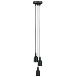 Paulmann - Ketil 3 Lampa Wisząca Czarna