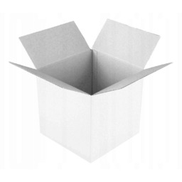 Pudełko prezentowe Karton klapowy pudło 65x65x65 cm, biały,