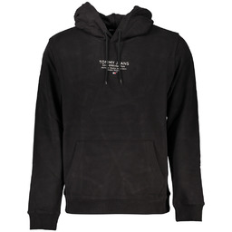 CZARNA BLUZA MĘSKA TOMMY HILFIGER BEZ ZAMKA