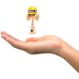 Kendama KROM Mikro Żółty, gra zręcznościowa