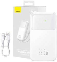 Baseus Comet 10000mAh 22.5W biały