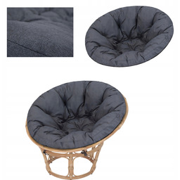 Poduszka ogrodowa na fotel Papasan kokon 114 cm