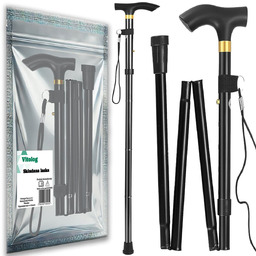 Składana Laska do Chodzenia Ortopedyczna Inwalidzka Teleskopowa