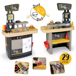 Restauracja Bar dla Dzieci 2w1 Kuchnia Jadalnia Akcesoria