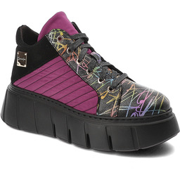 Maciejka Różowe Sneakersy Eleganckie Obuwie Damskie