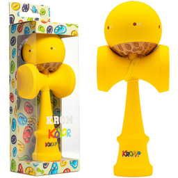 Kendama KROM Kolor Żółty, gra zręcznościowa