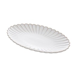 Eurofirany Patera ceramiczna 31x21x3 Avril 1 kremowa