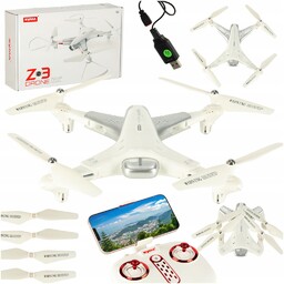 Dron Rc Syma Z3 kamera Hd 2.4GHz biały