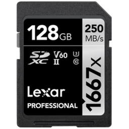 Lexar SDXC 128GB Professional 1667x UHS-II U3 (