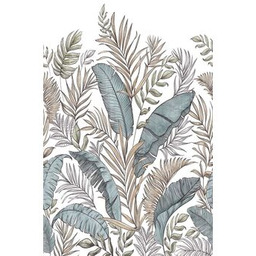 Mural druk cyfrowy winylowy na flizelinie roślinny palmy