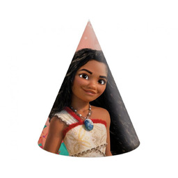 Czapeczki urodzinowe - Vaiana - 6 szt.