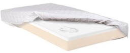 Materac piankowy 140x200 otulający z pianką Visco Memory