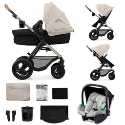 Wózek wielofunkcyjny Kinderkraft Moov 2 Air 4w1 Szary