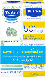 Zestaw Mustela Sun Nawilżenie i Ochrona, mleczko przeciwsłoneczne,