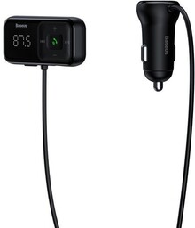 Transmiter FM bezprzewodowy Bluetooth z ładowarką Baseus S-16
