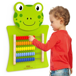 Viga Toys, liczydło edukacyjne Żabka