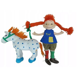 Pippi Pończoszanka Koń Micki i Pippi Astrit. Micki