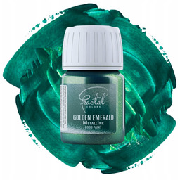 Barwnik spożywczy w płynie zielony metaliczny farbka fractal