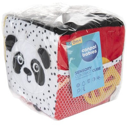 CANPOL BABIES Zabawka edukacyjna BabiesBoo Miękka kontrastowa kostka