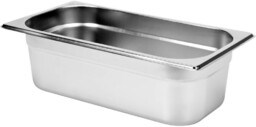 POJEMNIK GASTRONOMICZNY ZE STALI NIERDZEWNEJ GN 1/3 100MM