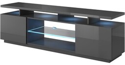 CAMA MEBLE Szafka RTV Eva Grafitowy
