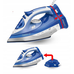 Żelazko Bezprzewodowe Przewodowe Parowe Ceramiczne