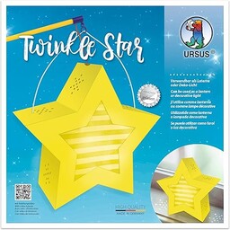 Ursus 18770001 Twinkle Star, żółty, ok. 19,3 x