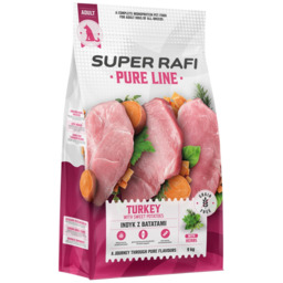 SUPER RAFI Pure Line Indyk z batatami 9