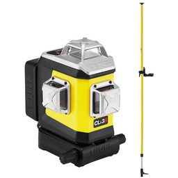 Nivel System Laser krzyżowy CLx3R czerwony + tyczka