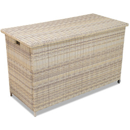 Technorattanowa skrzynia na poduszki Toledo 945l beżowa Garden
