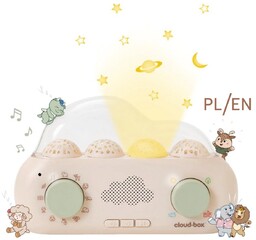 Muzyczny projektor z bajkami CloudBox - Wersja polsko