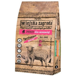 Karma sucha dla psa WIEJSKA ZAGRODA, jagnięcina szpinak,