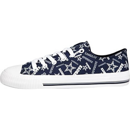 FOCO Damskie Kowboje Dallas Low Top Repeat Drukowanie