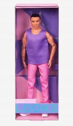 Barbie Looks. Lalka Ken fiolet HJW84