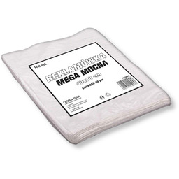 Reklamówka 40x80 HDPE biała Mega 30mic 100szt