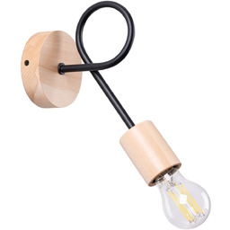 Ember czarny - Sollux Lighting - lampa ścienna