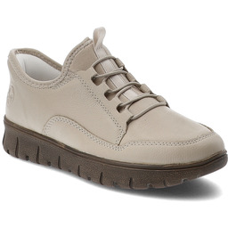 Rieker Beżowe Półbuty Wsuwane Buty Damskie