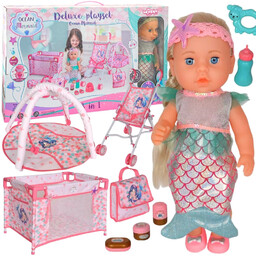 WOOPIE ROYAL Lalka Bobas 36 cm Syrenka Interaktywna
