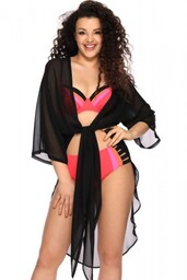 Pareo Ava 005 shirt czarne maxi