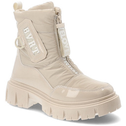 Filippo Beżowe Śniegowce Ocieplane Buty Damskie